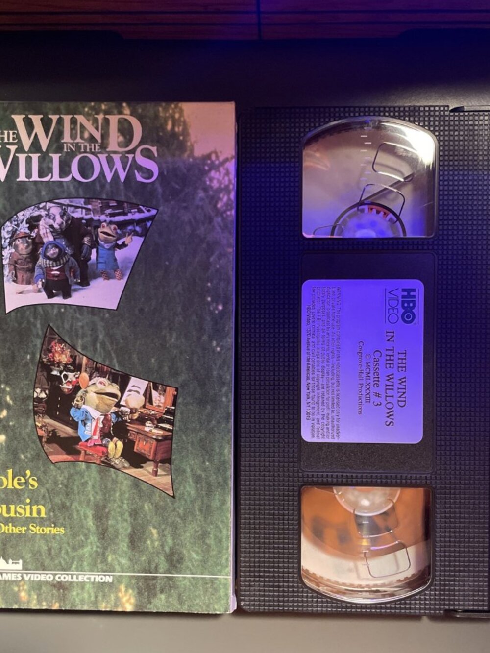 Wind in the Willows Mole's Cousin VHS Video Tape 1983 HBO Thames - Clean!